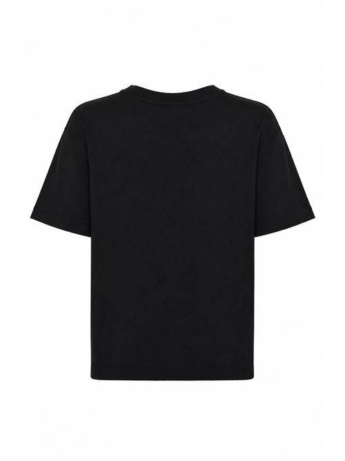 T-shirt Chad in cotone con ricamo fiore Liviana Conti | L6SW73Y69-0